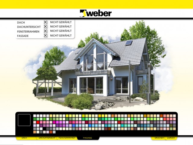 Weber house colouring tool